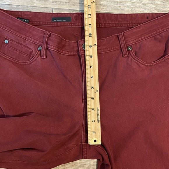 Kut From The Kloth 14 Women’s MIA Toothpick Skinny Jeans Size 14 Burgundy - Picture 8 of 8